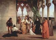 Francesco Hayez The Parting of the Two Foscari oil painting reproduction